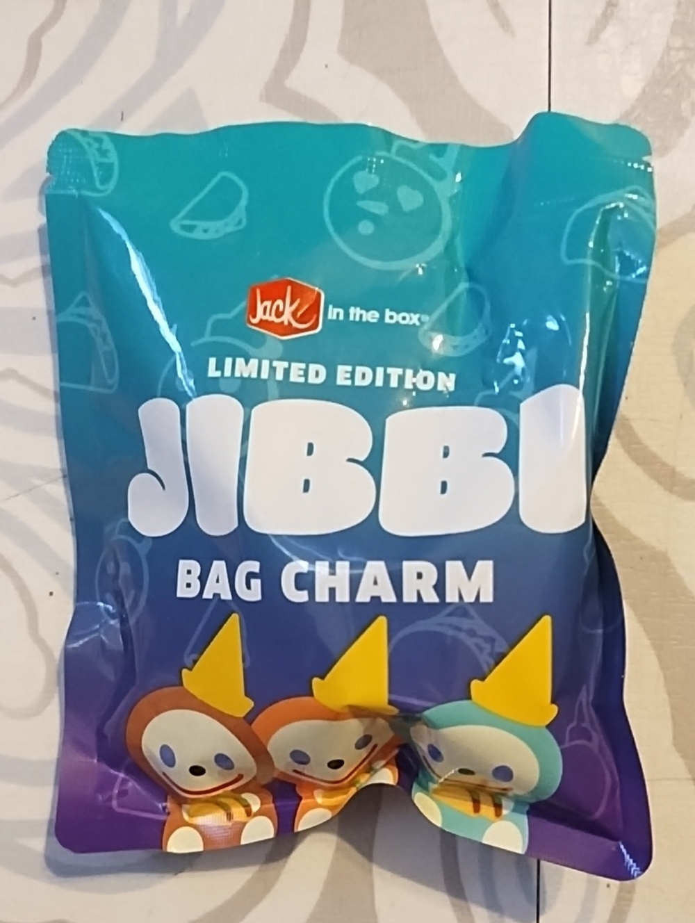 Sealed New Jack in the Box JIBBI Bag Charm Blind Bag Limited Edition Keychain